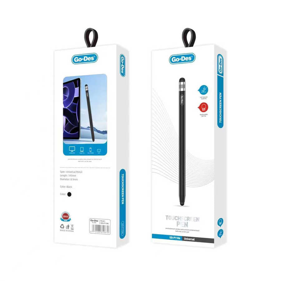 Go Des GD-P1106 Üniversal Telefon ve Tablet Dokunmatik Kalem - 2 Go Des GD-P1106 Üniversal Telefon ve Tablet Dokunmatik Kalem - 2